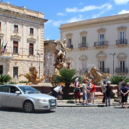 Vista della piazza