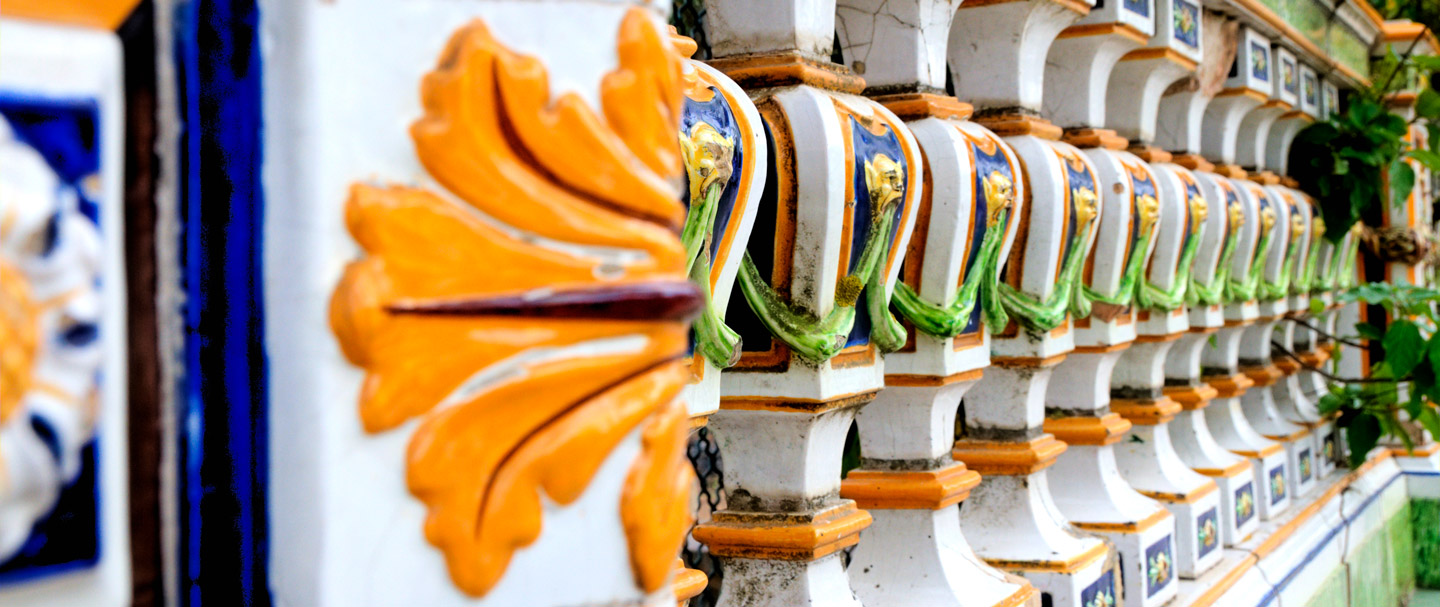 Caltagirone, Balconata del Museo della Ceramica. Foto Maria Aloisi.