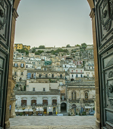 Scorcio di Modica da San Pietro.