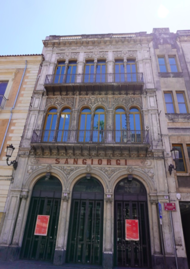 Facciata del teatro