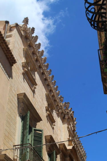 Dettaglio del palazzo